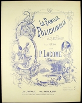 Lacome Paul, La Famille Polichinelle, Mascarade, Paris 1887. -14839 artikel-bild