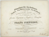 Schubert op. 88 Abendlied für die Entfernte. An die Musik Wien 1832.-16550 artikel-bild