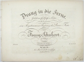 Schubert D 770, op. 71 Drang in die Ferne. Erste Heftausgabe - 16536 artikel-bild