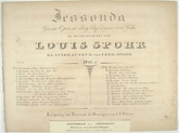 Spohr, Jessonda, Klavierauszug 6, 7, 8, 17,18, 27. Peters 1801.-16093 artikel-bild