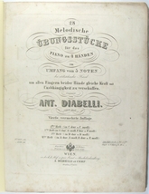 Diabelli 28 Melodische Übungsstücke Piano 4 Händen op. 149.-16325 artikel-bild