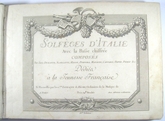 Solfeges d-Italie. Avec la Basse chiffrée. IV ed. Paris c1797.-18105 artikel-bild