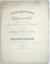 Fürstenau Concertino pour deux Flutes principales op. 41, Leipzig 1826.-17674 artikel-bild