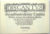 Forster Ein Außbund schöner teutscher Liedlein: Nürnberg 1552 Faksimile.-18118 artikel-bild