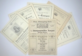Wiener Männergesangsverein Programme 1914-1941.-17279 artikel-bild