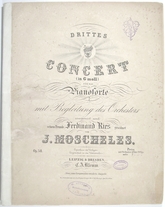 Moscheles Drittes Concert op. 58 Leipzig Klemm ca. 1850.-16913 artikel-bild