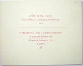 Verdelot Le dotte, et eccellente compositioni de i madrigali 1538 Reprint.-18112 artikel-bild