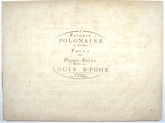 Spohr Favorit Polonoise aus der Oper: Faust. Hamburg Böhme.-16966 artikel-bild