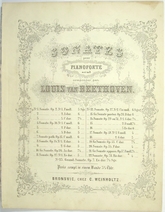 Beethoven, Sonate op. 49-2, Weinholtz 1854.-15510 artikel-bild