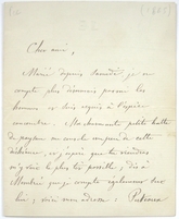 Edourd Lalo, Lettre autographe signée Puteaux 1865.-17184 artikel-bild