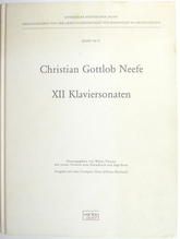 Neefe, XII Klaviersonaten. Herausgegeben von Walter Thoene Köln 2006.-16895 artikel-bild