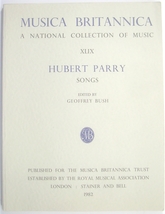 Hubert Parry Songs Musica Britannica Vol. XLIX..-17720 artikel-bild