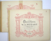 Mozart Roesler Ouverturen Klavier 8 haendig Peters 1407, Leipzig 1910.-17536 artikel-bild
