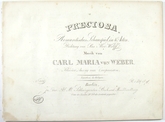 Weber, Preciosa Musik zum Schauspiel Klavierauszug Berlin 1821.-16956 artikel-bild